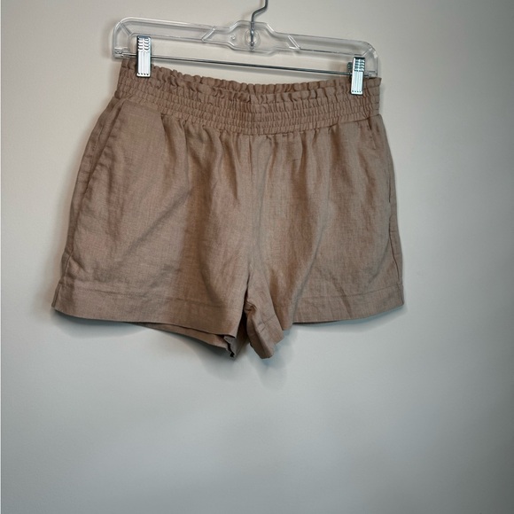 100% linen shorts with pockets - Picture 4 of 4